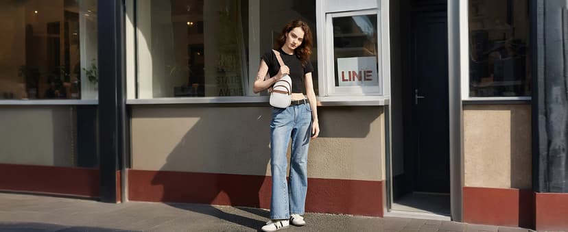 BOSTANTEN Small Sling Bag for Women Leather Crossbody Bags Fanny Pack Chest Bag for Travel