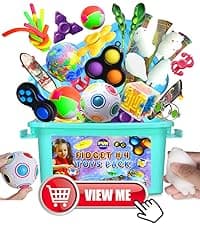 Gift Fidget Box Toys Pack for Kids 3-12, FunKidz Sensory Toys for Boys Girls Age 7-12 Autistic Children in Mystery Storage Portable Box