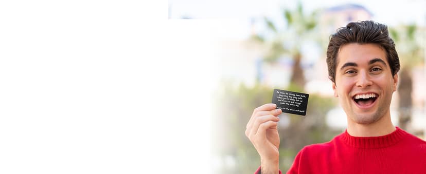 Wallet Card for Dad – Father's Day Gift from Son or Daughter for the Best Dad Ever - Voted Most Meaningful and Unique Gift for Fathers - Gift Ready, Engraved