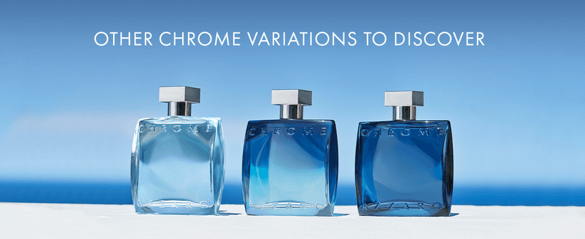 Azzaro Chrome Eau de Toilette - Fresh Aquatic Mens Cologne - Citrus, Woody, Musky Fragrance -Fresh Notes of Bergamot - Everyday Wear - Classic Summer Beach Scent - Luxury Perfumes for Men