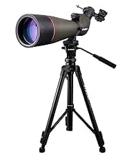 SVBONY SV28 Spotting Scopes with Tripod, Angled 25-75x70mm Spotter Scope with Phone Adapter, Waterproof Fogproof Spotting Scope for Bird Watching, Target Shooting, Wildlife Viewing