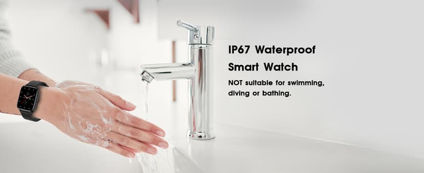 Smart Watch (Answer/Make Call): 1.85" Waterproof Fitness Trackers with 24-Hours Blood Pressure Heart Rate SpO2 Sleep Monitor Watches for Men Women, iPhone Android Compatible (Stone Black)