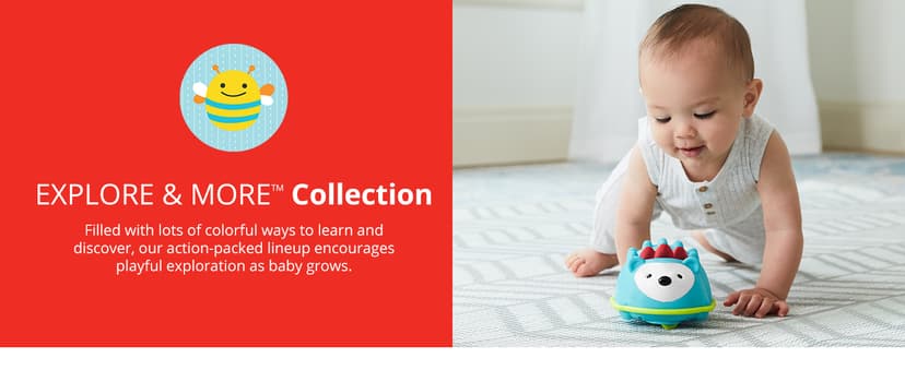 Skip Hop Baby Activity Center: Interactive Play Center with 3-Stage Grow-with-Me Functionality, 4mo+, Explore & More