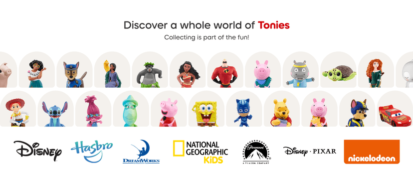 Toniebox 2 My First Farm Bundle for Kids 1+ with Soft and Squeezable Cow, Horse, and Pig - Sunset Red B0FJ2ZY48J