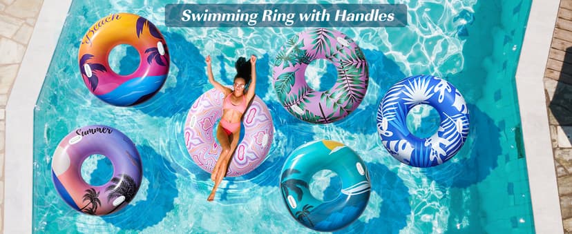 HeySplash Pool Floats, Inflatable Diamond Ring Pool Float, Large Engagement Ring Floatie for Bachelorette Party, Swim Tube River Lake Wedding Bride Stagette Decor Fun Toy Raft for Adults,Yellow