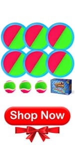 Ayeboovi Toss and Catch Ball Game Outdoor Toys for Kids Yard Games Beach Toys Outside Games for 3 4 5 6 7 8 9 10 Year Old Boys Girls (Upgraded)