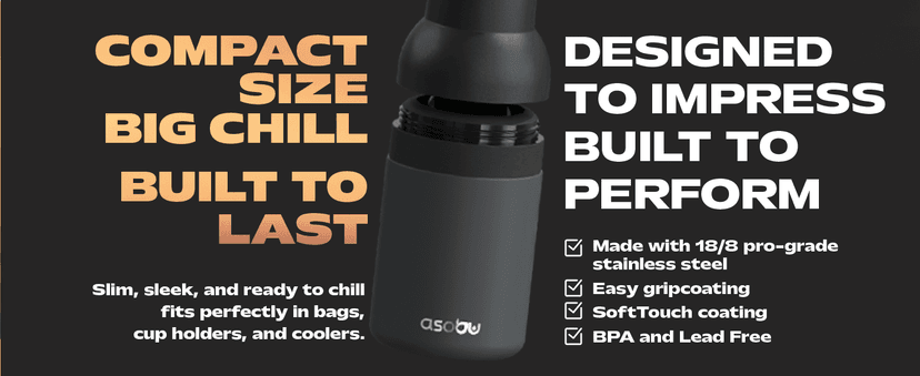 Asobu Frosty Beer Holder,2 Go Vacuum Insulated Double Walled Stainless Steel Beer Can and Bottle Cooler with Beer Opener, Bpa Free, Fits Standard 12oz, Ice Cold for Hours, Great Gift for Beer Lovers