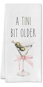 Christmas Wine Kitchen Towels - Hand, Dish, and Tea Towels for Wine Lovers - Funny Gift for Women - 16 X 24