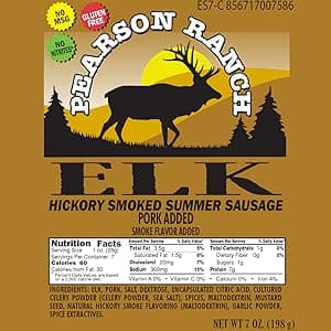 PEARSON RANCH Exotic Meats Ammo Can Gift Set Includes Elk, Buffalo and Venison Summer Sausage and 2 Blocks of Cheese, Cheese and Sausage Box (5 Items Total Inside The Ammo Can)