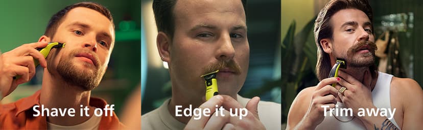 Norelco Philips Norelco OneBlade 360 Hybrid Face, Electric Beard Trimmer and Shaver, with 360 Blade Technology, 1x 360 Blade for Face, 5in1 Adjustable Comb, Model QP2724/90