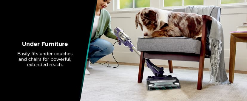 Shark POWERDETECT Ultra-Light Corded Stick Vacuum with DuoClean Technology, Self-Cleaning Brushroll for No Hair Wrap, Anti-Allergen Complete Seal, and Odor Neutralizer Technology, HZ4002