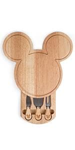 PICNIC TIME Wine Appetizer Plates, Set of 4 Wooden Cocktail Plates with Glass Holder, Mini Charcuterie Boards for Wine and Cheese Parties, Acacia Cheese Board Serving Trays (Oval - Acacia Wood)