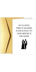 Chenive Naughty Wedding Day Card to Your Bride or Groom, Cheeky Wedding Gift for Partner, I Cannot Wait To Have Sex With You Marry You Today