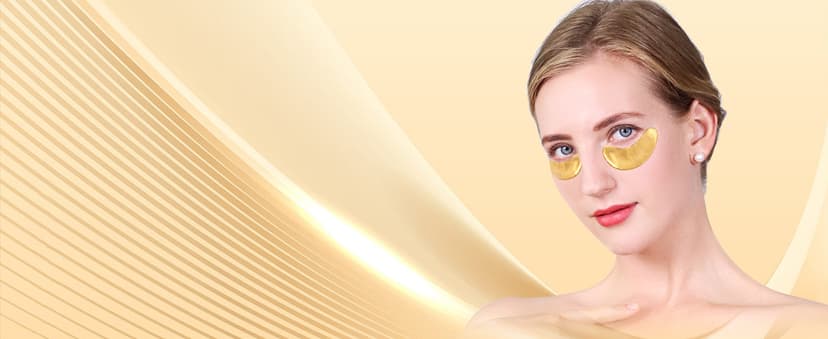 PEAUAMIE Under Eye Patches Gold and Hyaluronic Acid for puffy eyes,Rose Eye Masks for Dark Circles and Puffiness skin care Smooth Wrinkles products 30 Pairs B0BS8Y2FLK