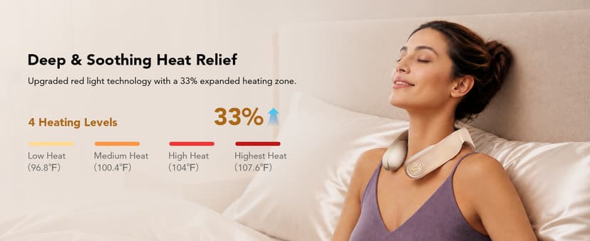 HSA Soothes Tech Neck from Long Screen Time, Infrared Red Light, 9 Massage Heads, 11 Modes, Portable Cordless Labor Day Gifts SKG G7 Pro Fold 3.0 FSA Neck Massager with Heat for Office B0GCFPRJJ4
