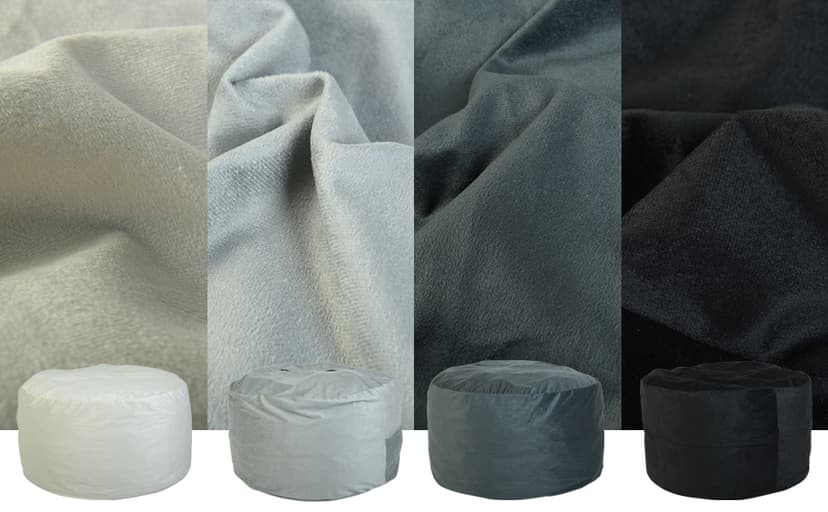 YuppieLife Large Foam Filled Bean Bag Chairs for Kids Teenagers Adults Living Room Gaming Relaxing 4F Machine Washable Lazy Sofa(Dark Grey