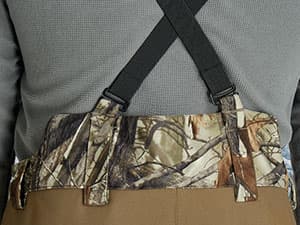 TIDEWE Hunting Clothes for Men with Face Mask, Silent Waterproof Hunting Jacket and Adjustable Bibs, Safety Strap Compatible