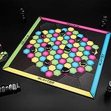 Board Game – an Incredible Magnet Game That Will Catch You! Magnetic Chess with 32 Magnetic Stones, Colorful Board, 18 Wild Cards, 2 to 8 Players. Parties, Strategy.