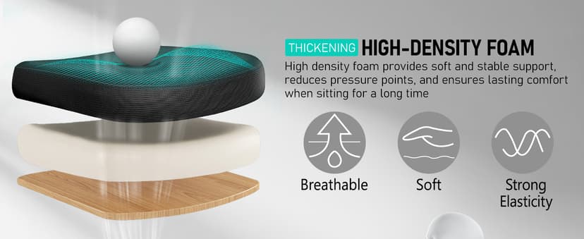 BESTFAIR High Back Ergonomic Office Chair, Breathable Mesh Desk Chair with Lumbar Support, Adjustable Headrest, Flip-up Armrests, Computer Gaming Chair, (Black)