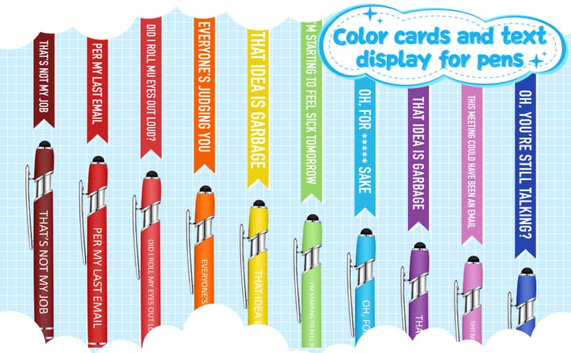 Geyee 24 Pcs Employee Sticky Notes with Funny Pens Fun Notepads for Adults Coworkers Nurse 3 x 4 Inch to Do List Notepads with Sayings Pen for Lab Week Gifts Teacher Office Supplies