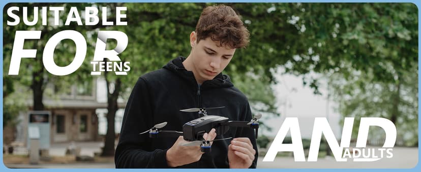 Foldable FPV Drone for Kids & Adults, Clearance! 1080P HD Camera, Carrying Case, Gesture Control Selfie, Altitude Hold, One-Key Takeoff/Landing, 3D Flips——Only $25.99