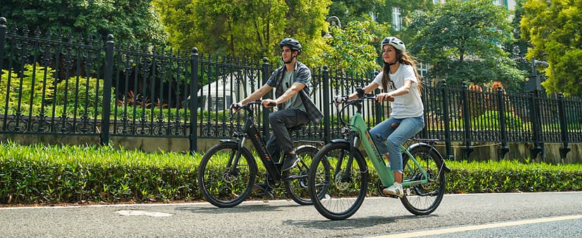 Movcan V80 Electric Bike, 1000W Motor 28MPH 26'' City Cruiser Ebike for Adults, 48V 13Ah Removable Battery Up to 70 Miles, 7-Speed Dual Disc Brake, Mountain E-Bike for Commuting