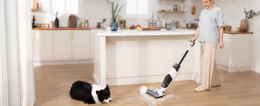 Tineco iFLOOR 2 Complete Cordless Wet Dry Vacuum Floor Cleaner and Mop, One-Step Cleaning for Hard Floors, Great for Sticky Messes and Pet Hair