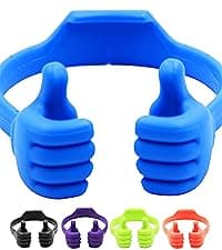 Honsky Cell Phone Stand Holder, Thumbs Up Lazy Phone Stand, Universal Adjustable Flexible, Cute Perfect Stocking Stuffers Gifts for Teen Girls, Compatible with Cell Phones & Tablets,Green