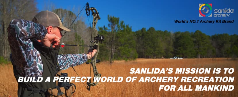 Sanlida Dragon 10 Flagship Top of The Line Hunting Compound Bow Kit for Adults, Standard Hunting Bow for Adults and Advanced Archers, IBO Speed 340 FPS, Limited Life-time Warranty, RH Only
