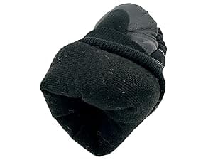SKYDEER Warm Ski Mittens with Soft Premium Deerskin Leather and 150G 3M Thinsulate Insulation (SD8753M, Unisex)