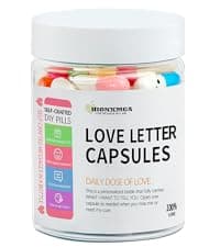 60PCS Pre-Written Friendship Messages in a Bottle, Bestfriend Birthday Gifts for Women Sister Bestie, Cute Capsule Messages in Plastic Jar Long Distance BFF Gifts