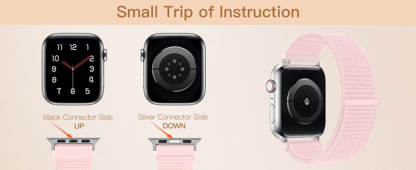 6 Pack Nylon Sport Loop Band Compatible with Apple Watch Band 38mm 40mm 41mm 42mm 44mm 45mm 46mm 49mm Women Men, Soft Adjustable Braided Replacement Straps for iWatch Series 11 10 9 8 7 6 5 4 3 2 1 SE Ultra