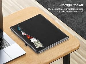 ZtotopCases for iPad Pro 12.9 6th/5th/4th/3rd Generation Case 2022/2021/2020/2018, Premium PU Leather Folio Cover, Auto Wake/Sleep, Multi Viewing Angles, Supports Pencil Pro and Touch ID, Brown