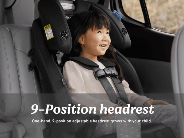 Graco Tranzitions 3-in-1 Harness Booster Car Seat, Forward Facing Car Seat, Highback, to Backless Booster, Cinder