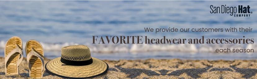 San Diego Hat Co. San Diego Hat Company Women's Rush Straw Lifeguard Hat with Fabric Band