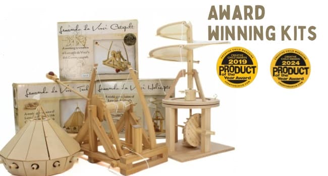 Pathfinders STEM Kits – Leonardo da Vinci Catapult kit | Trebuchet Science Kits for Kids Age 12-14 | Toys for Ages 8-13 Physics Toys | Kids Engineering kit | Learning Resource | Engineering