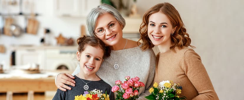 Silver Compass Necklace for Women Birthday Gifts for Wife Anniversary Necklace for Women Rose Flower Birthstone Necklaces for Wife Jewelry for Womens Girlfriend Mom Daughter