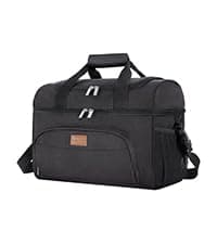 Lifewit Medium Lunch Bag Insulated Lunch Box Soft Cooler Cooling Tote for Adult Men Women, Black 12-Can (9L)