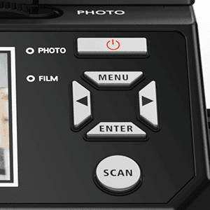 KEDOK Photo,NameCard,Slide & Negative Scanner with Large 5" LCD Screen,Film and Slide Digitizer-Convert 35mm,110 Film/Photo(3R,4R,5R)/NameCard to 22MP Digital JPEG-8GB SD Card Included