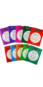 Large Print Merriam-Webster Puzzles 10 Booklet Set (Brain Games Large Print)