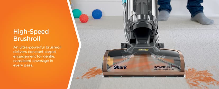 Shark Carpet Xpert Hair Pro with Stain Striker, Upright Carpet, Area Rug & Upholstery Cleaner, Carpet Shampooer, 4 Tools, Copper, EX301