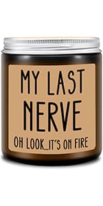 Gifts for Mom Dad from Daughter - Funny Mom Dad Birthday Gift, Mothers Fathers Day Birthday Thanksgiving Christmas Lavender Candles Gifts from Daughter