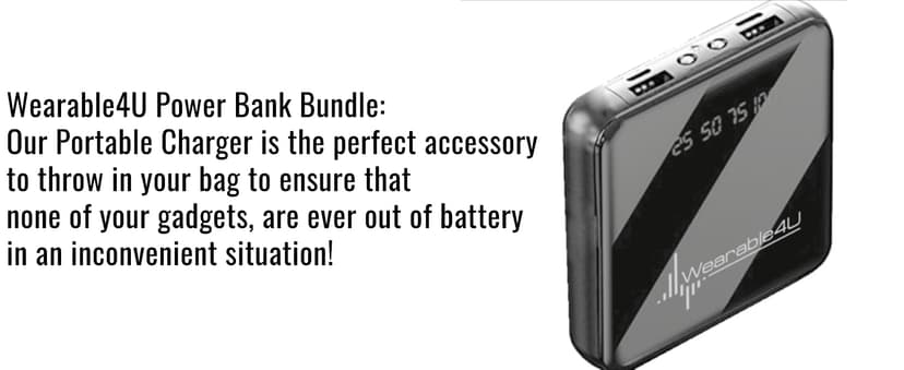 Garmin Tactix 8, 51mm Solar, Elite, Titanium Bezel, Sapphire Lens, Premium Tactical GPS Smartwatch, Includes Applied Ballistics Ultralight Elite Solver, 40M Dive Rating w/Wearable4U PowerBank Bundle