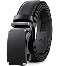 DOOPAI Reversible Leather Belt for Men 1.25" - Dual Sided Dress and Casual Belt, Trim to Fit, 2 Styles in One Belt
