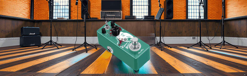 IOppWin HOLY WAR Heavy Metal Distortion Pedal - 3 Mode (Lo/Hi Boost) True Bypass, Mini Metal Casing, Guitar Effects Pedal