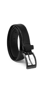 Steve Madden mens Reversible Men's Dress Casual Every Day Leather Belt