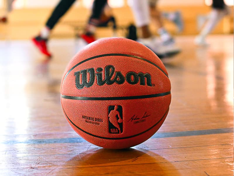 WILSON NBA Authentic Indoor/Outdoor Basketballs - Size 3, Size 6 and Size 7