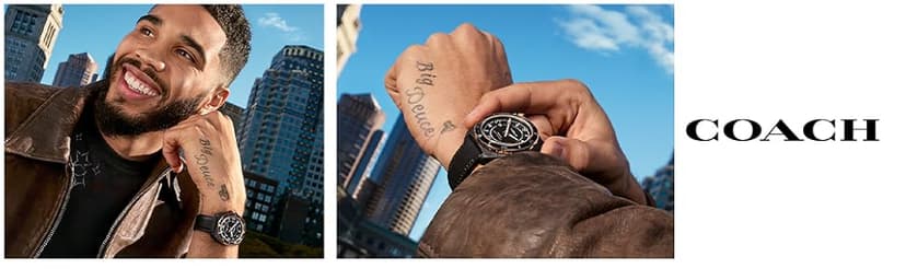 Coach Elliot 2H Quartz Watch for Men - Stainless Steel Wristwatch - Classic, Minimalist - Water Resistant 3 ATM/30 Meters - Premium Fashion Timepiece for Everyday Wear - 41mm