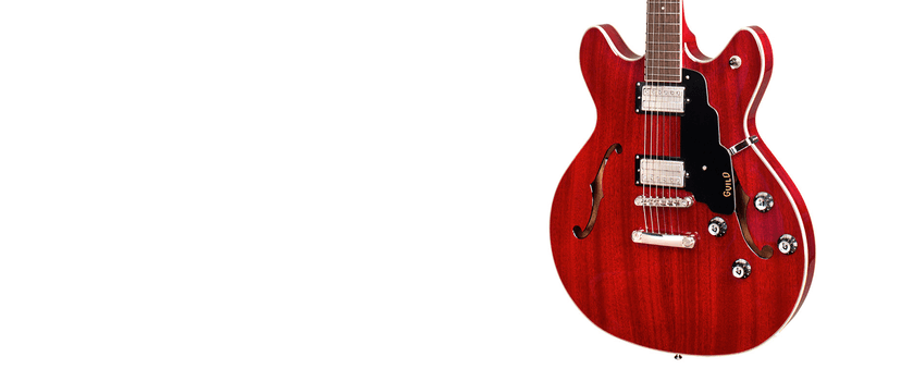 GUILD BT-258E Baritone Deluxe Acoustic-Electric Guitar - Natural