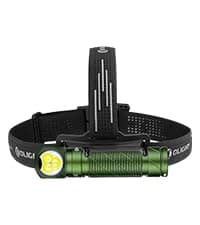 OLIGHT Perun 2 Mini Headlamp 1100 Lumens LED Head Flashlight, Rechargeable Headlight with Red Light Option, Great for Working, Hiking, Camping and Climbing (Black Cool White: 5700~6700K)